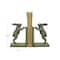 Hello Honey® 6" Gray & Green Iron Rabbit Bookends Set